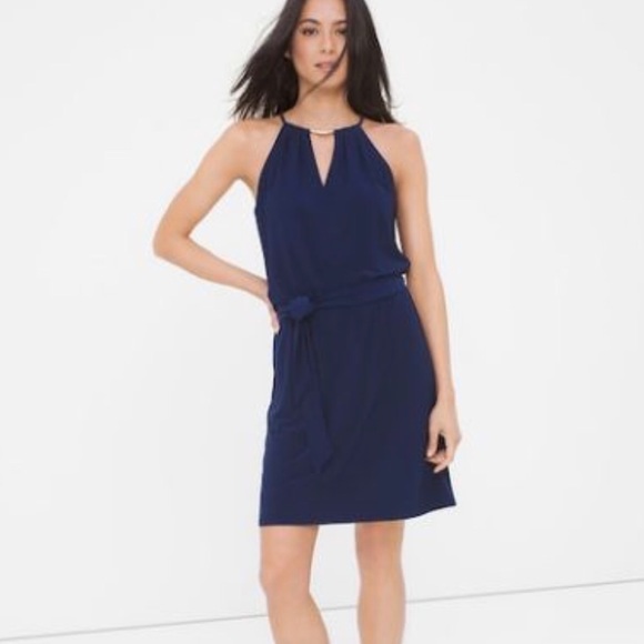 White House Black Market Dresses & Skirts - White House Black Market NWT $98 Navy Dress Size M